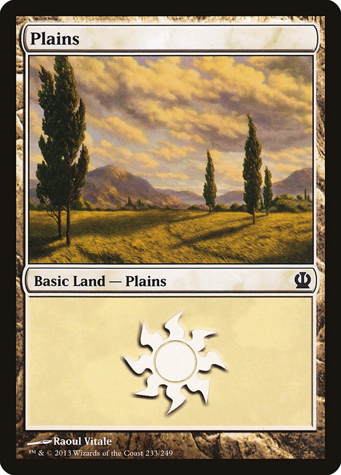 Plains (#233) [Theros] (THS 233)