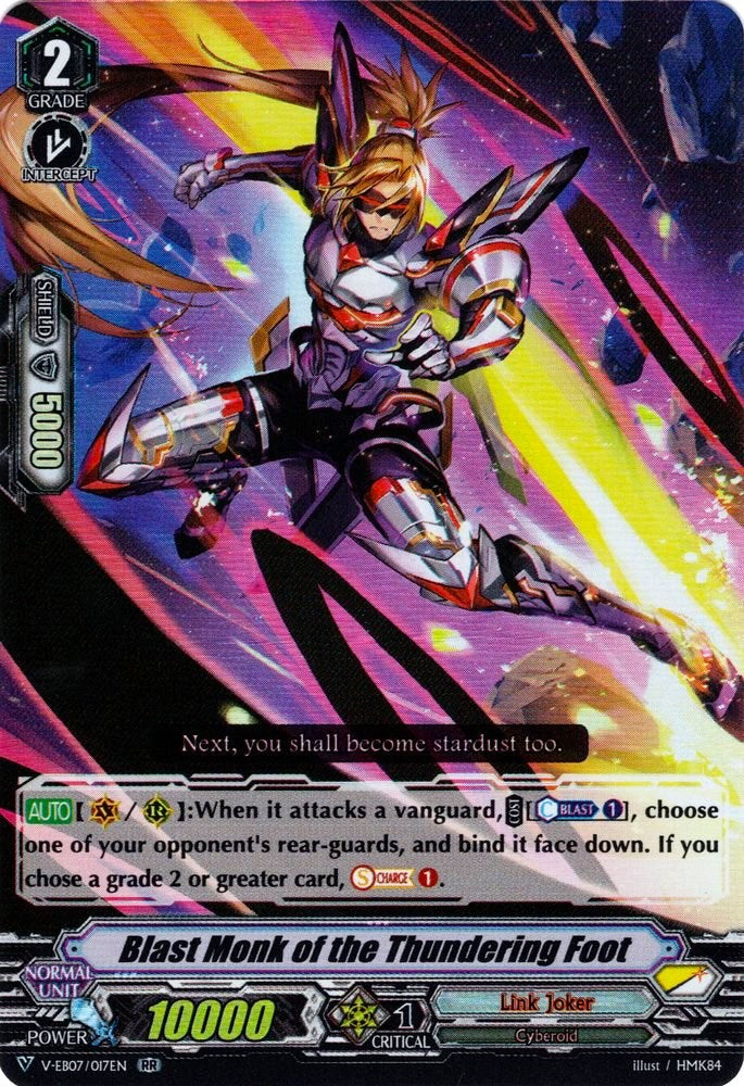 Blast Monk of the Thundering Foot (V-EB07/017EN) [The Heroic Evolution]