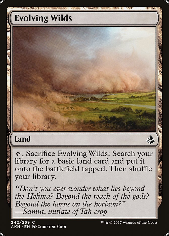 Evolving Wilds [Amonkhet] (AKH 242)