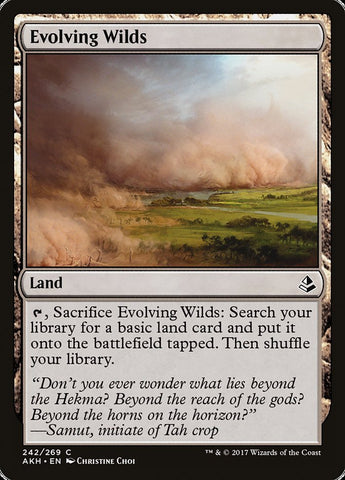 Evolving Wilds [Amonkhet] (AKH 242)