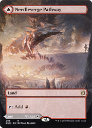 Needleverge Pathway // Pillarverge Pathway (Borderless) [Zendikar Rising] (ZNR 288)