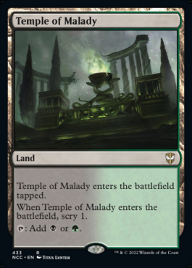 Temple of Malady [Streets of New Capenna Commander] (NCC 433)