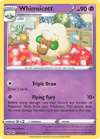 Whimsicott (76) [Sword & Shield: Vivid Voltage]