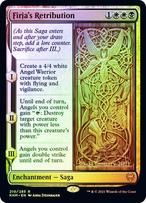 Firja's Retribution [Kaldheim Prerelease Promos] (PKHM 210)
