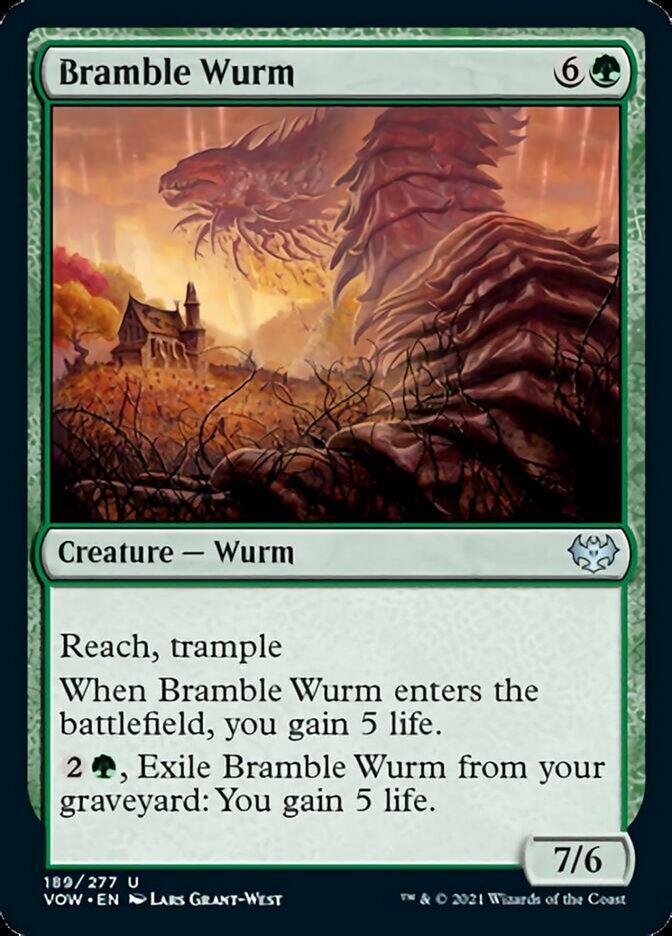 Bramble Wurm [Innistrad: Crimson Vow] (VOW 189)