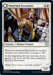 Panicked Bystander // Cackling Culprit [Innistrad: Crimson Vow] (VOW 28)