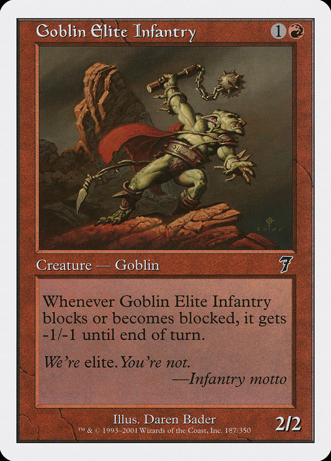 Goblin Elite Infantry [Seventh Edition] (7ED 187)