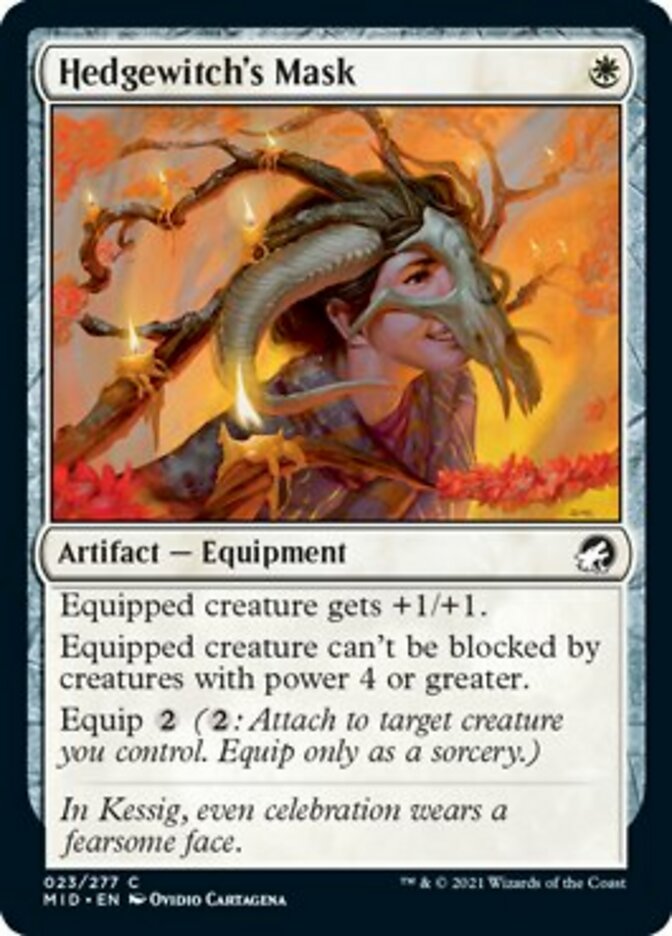 Hedgewitch's Mask [Innistrad: Midnight Hunt] (MID 23)