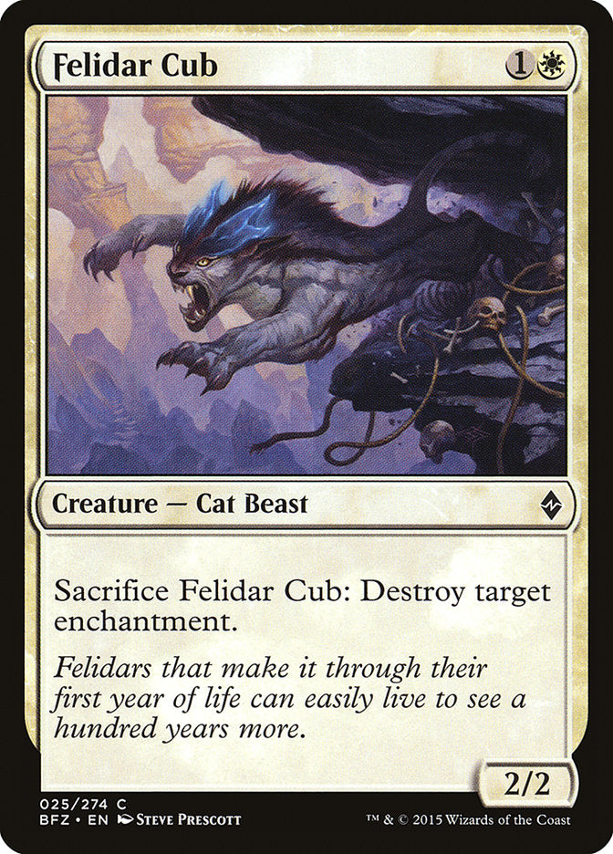 Felidar Cub [Battle for Zendikar] (BFZ 25)