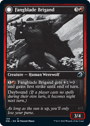 Fangblade Brigand // Fangblade Eviscerator [Innistrad: Double Feature] (DBL 139)