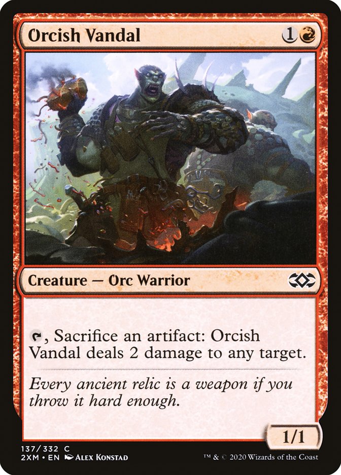 Orcish Vandal [Double Masters] (2XM 137)
