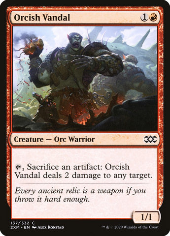 Orcish Vandal [Double Masters] (2XM 137)