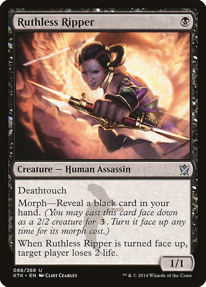 Ruthless Ripper [Khans of Tarkir] (KTK 88)