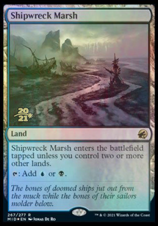 Shipwreck Marsh [Innistrad: Midnight Hunt Prerelease Promos] (PMID 267)
