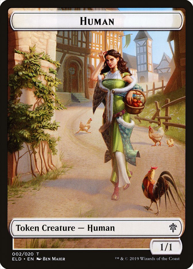 Human [Throne of Eldraine Tokens] (TELD 2)