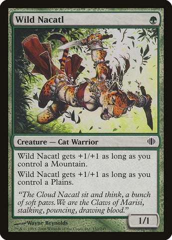 Wild Nacatl [Shards of Alara] (ALA 152)