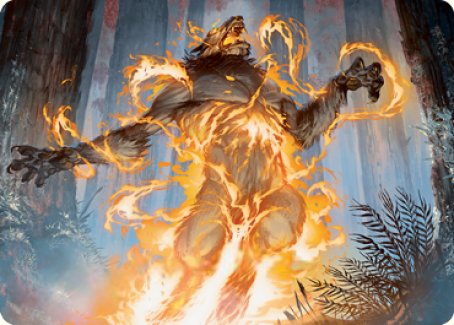 Burn the Accursed Art Card [Innistrad: Midnight Hunt Art Series] (AMID 42)
