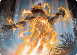 Burn the Accursed Art Card [Innistrad: Midnight Hunt Art Series] (AMID 42)