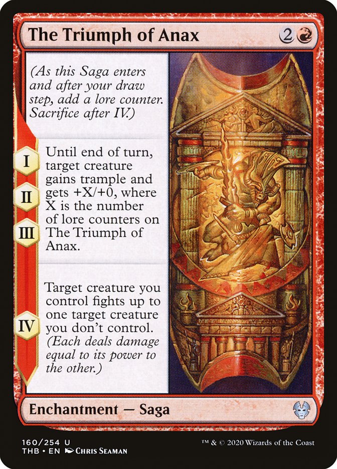 The Triumph of Anax [Theros Beyond Death] (THB 160)