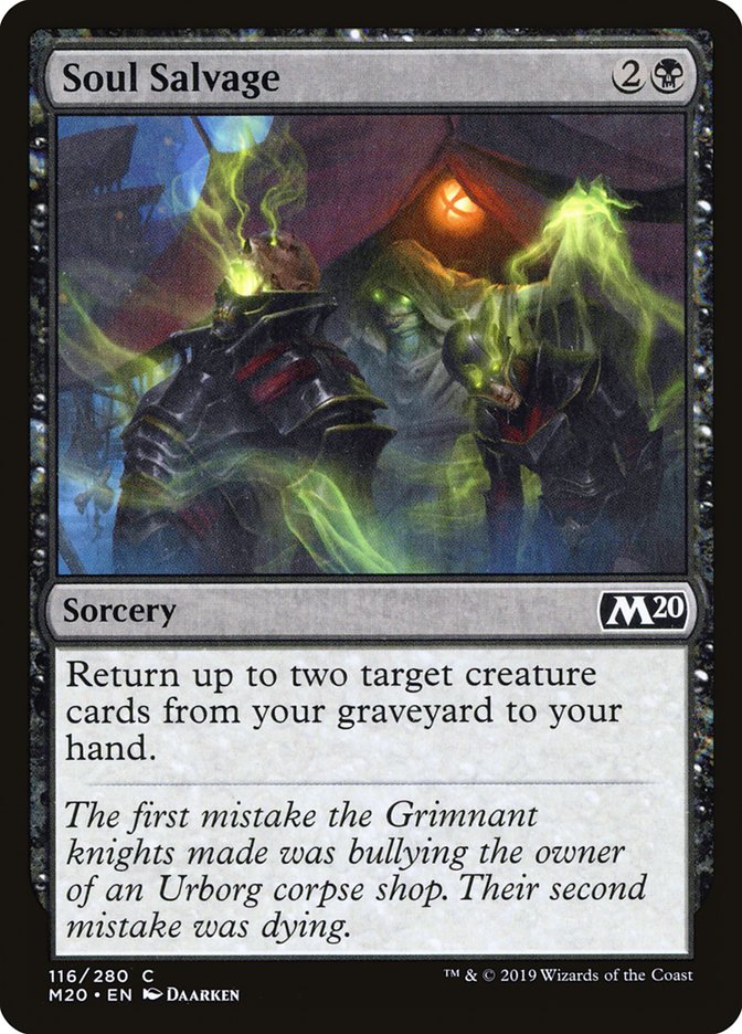 Soul Salvage [Core Set 2020] (M20 116)