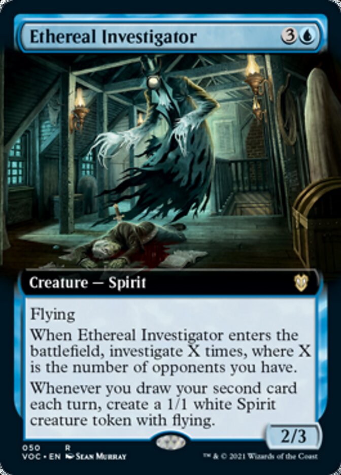 Ethereal Investigator (Extended) [Innistrad: Crimson Vow Commander] (VOC 50)