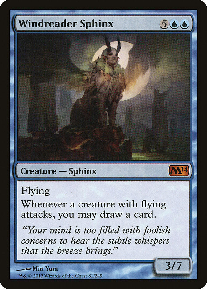 Windreader Sphinx [Magic 2014] (M14 81)