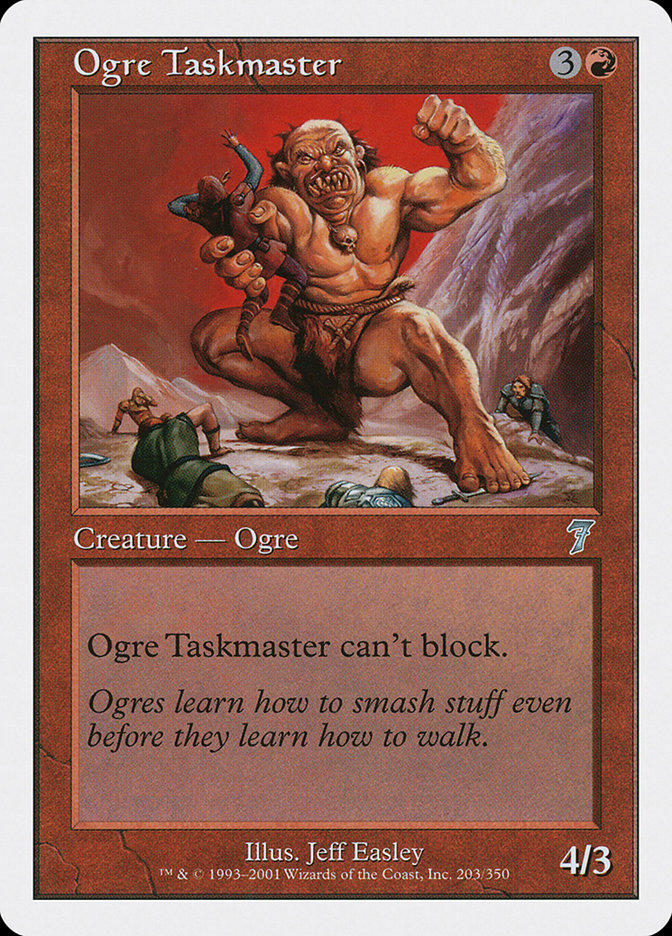 Ogre Taskmaster [Seventh Edition] (7ED 203)