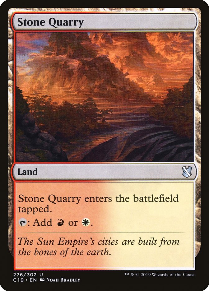 Stone Quarry [Commander 2019] (C19 276)
