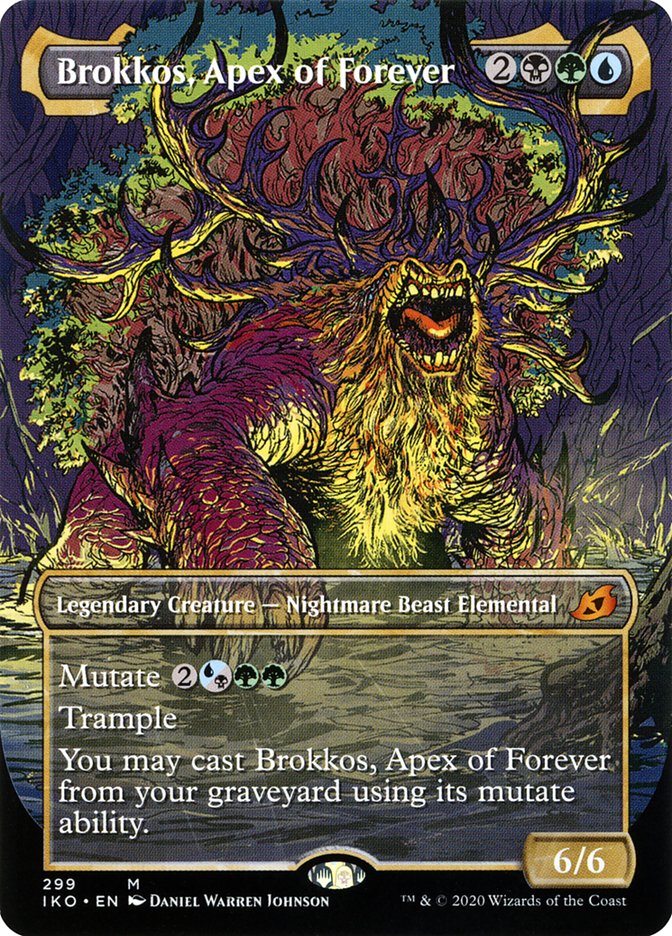 Brokkos, Apex of Forever (Showcase) [Ikoria: Lair of Behemoths] (IKO 299)