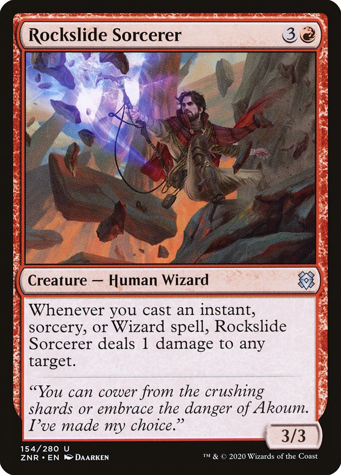 Rockslide Sorcerer [Zendikar Rising] (ZNR 154)