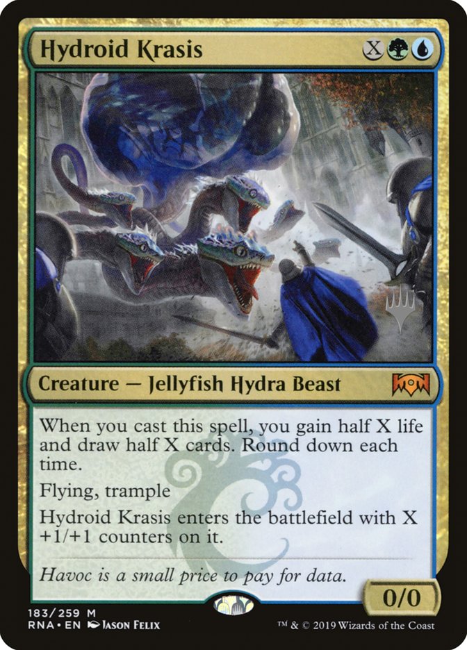 Hydroid Krasis (Promo Pack) [Ravnica Allegiance Promos] (PRNA 183P)