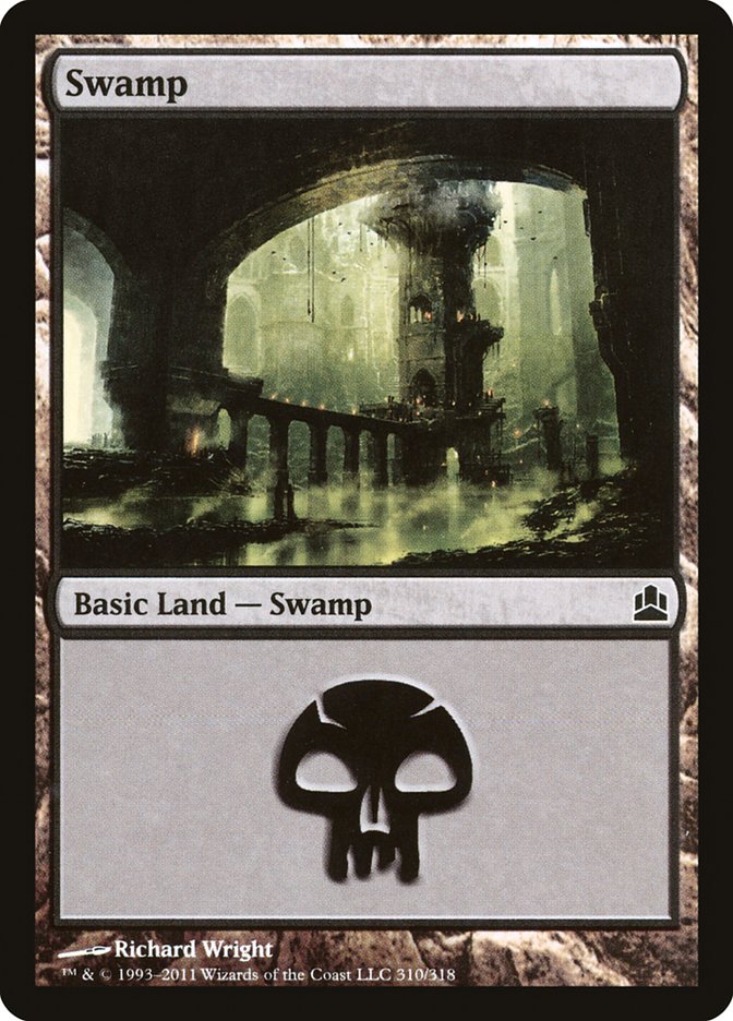 Swamp (#310) [Commander 2011] (CMD 310)