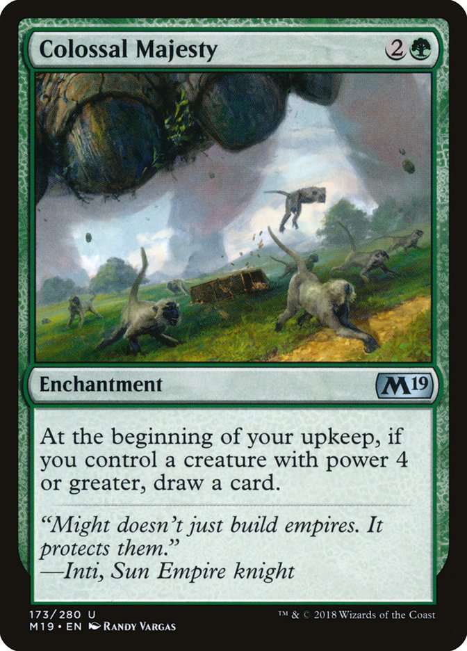 Colossal Majesty [Core Set 2019] (M19 173)