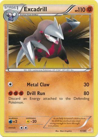 Excadrill (17/30) [Black & White: Trainer Kit]