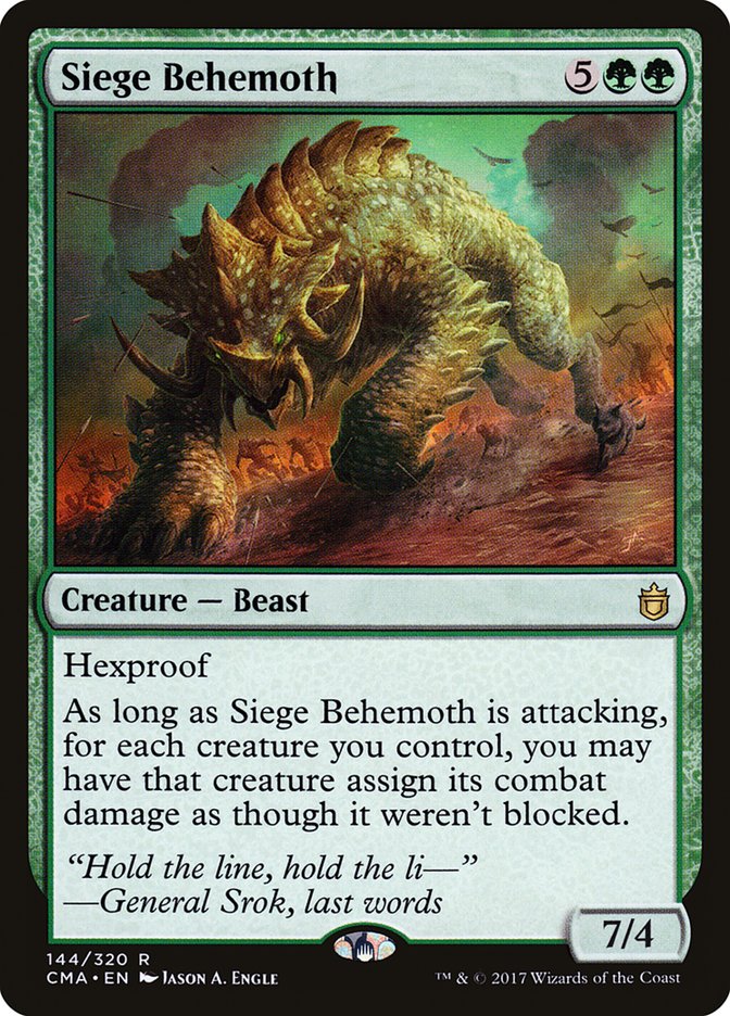 Siege Behemoth [Commander Anthology] (CMA 144)