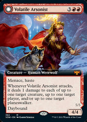 Volatile Arsonist // Dire-Strain Anarchist (Extended) [Innistrad: Crimson Vow] (VOW 382)