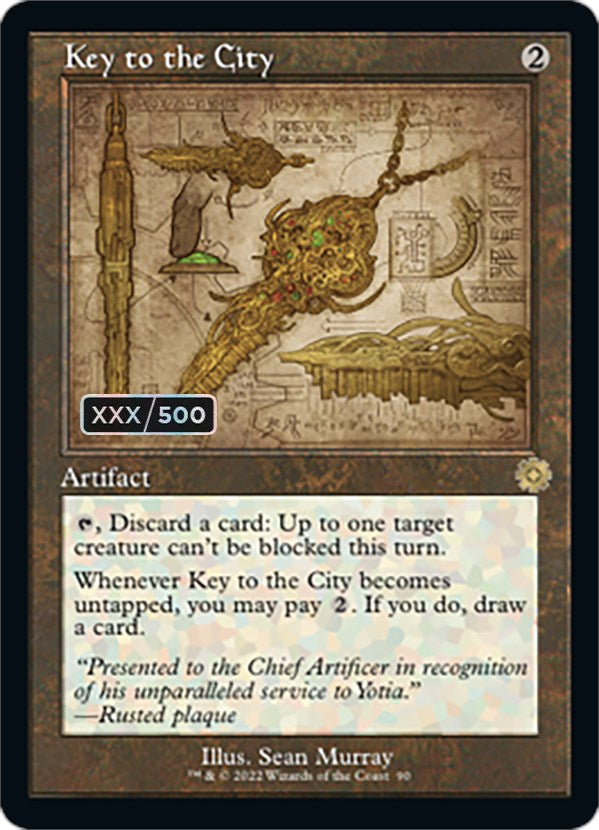 Key to the City (Schematic) (Serial Numbered) [The Brothers' War Retro Artifacts]