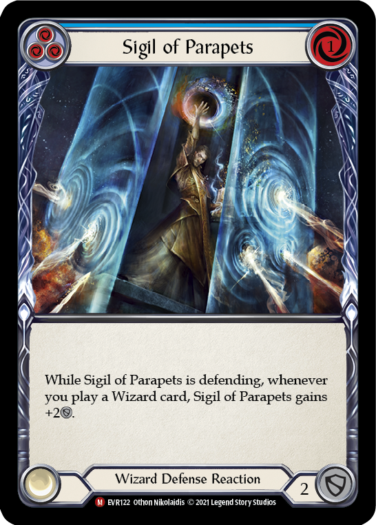 Sigil of Parapets [EVR122] 1st Edition Rainbow Foil