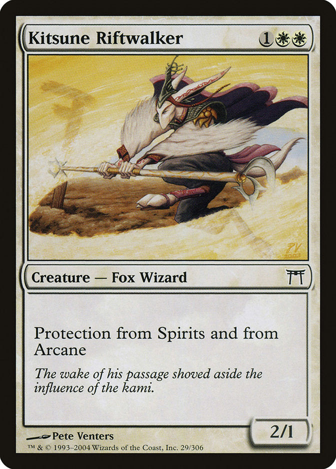 Kitsune Riftwalker [Champions of Kamigawa] (CHK 29)