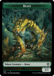 Poison Counter // Beast Double-Sided Token [Phyrexia: All Will Be One Commander]