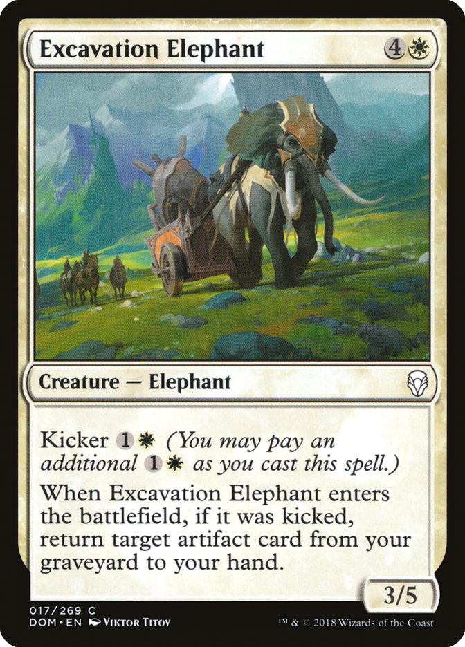 Excavation Elephant [Dominaria] (DOM 17)