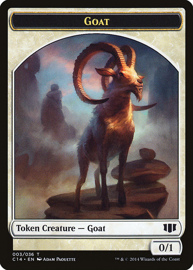 Wurm (033/036) // Goat Double-sided Token [Commander 2014 Tokens] (TC14 33)