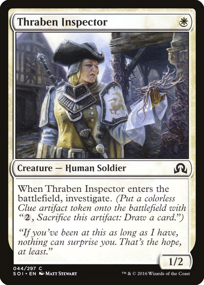 Thraben Inspector [Shadows over Innistrad] (SOI 44)