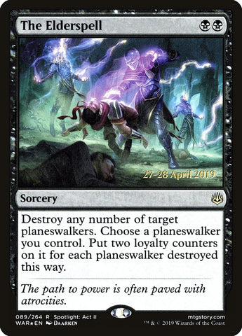The Elderspell  [War of the Spark Prerelease Promos] (PWAR 89S)