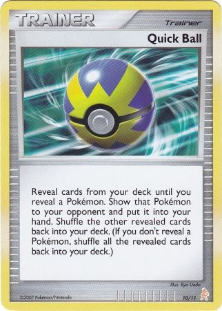 Quick Ball (10/11) [Diamond & Pearl: Trainer Kit]