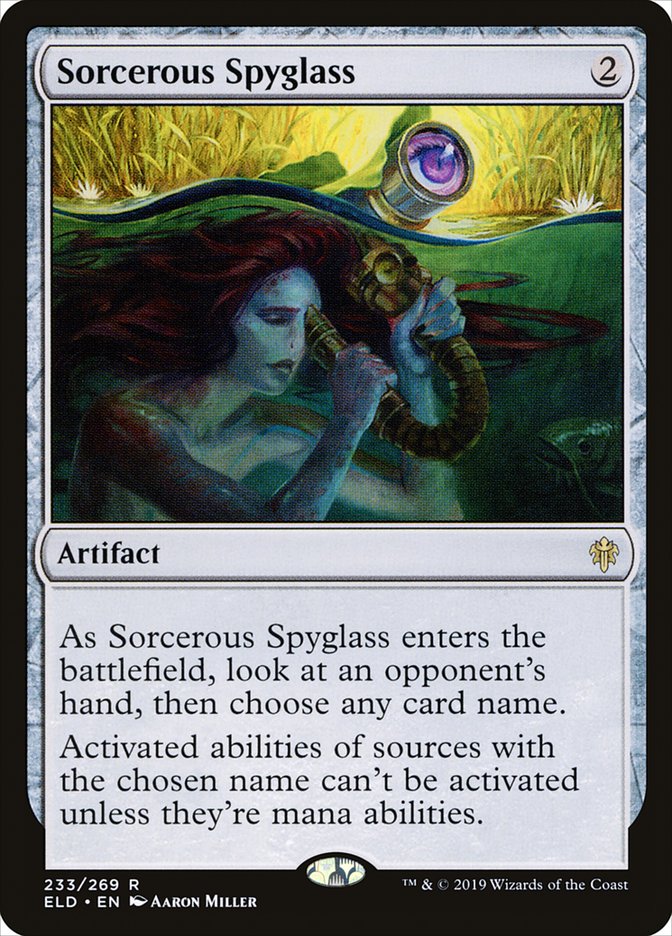 Sorcerous Spyglass [Throne of Eldraine] (ELD 233)