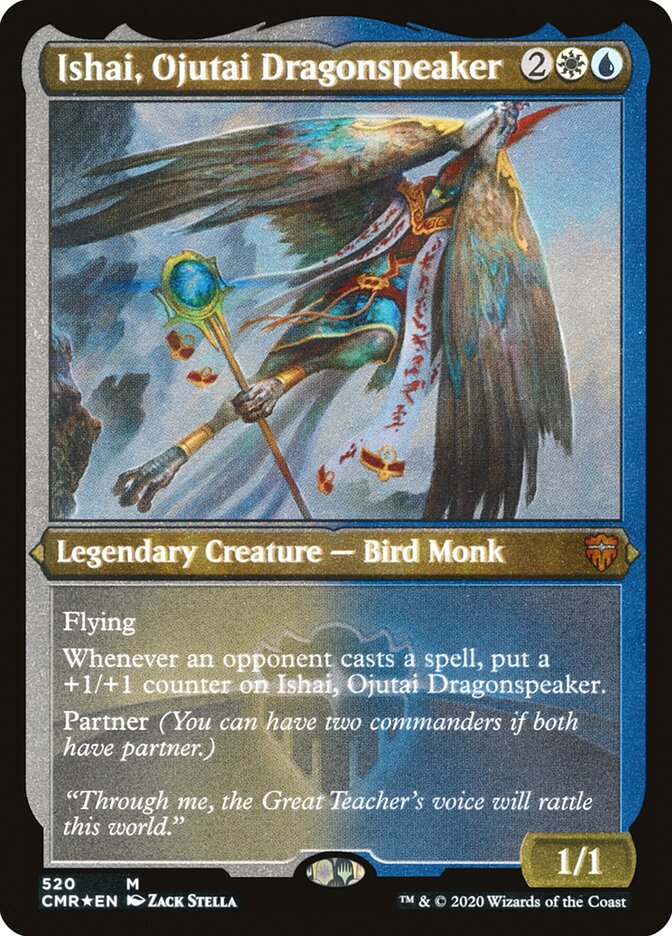 Ishai, Ojutai Dragonspeaker [Commander Legends Etched] (PCMR 520)