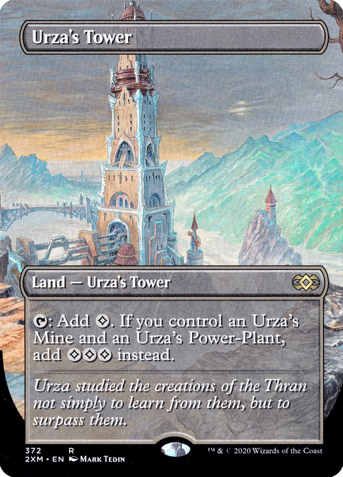 Urza's Tower (Borderless) [Double Masters] (2XM 372)