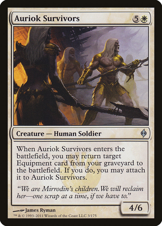 Auriok Survivors [New Phyrexia] (NPH 3)