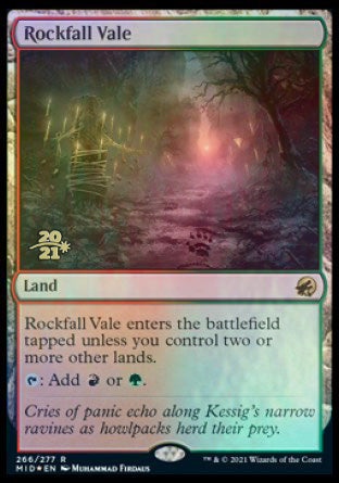 Rockfall Vale [Innistrad: Midnight Hunt Prerelease Promos] (PMID 266)